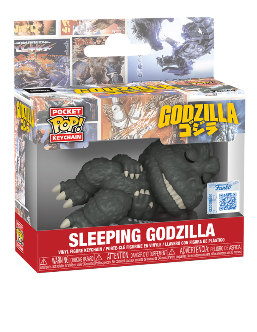 Funko Pocket Pop Keychain Sleeping Godzilla