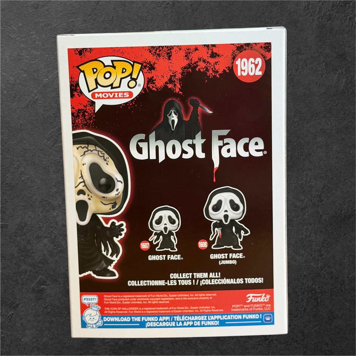 Funko Pop! Ghost Face #1962 Scream Exclusive Distressed
