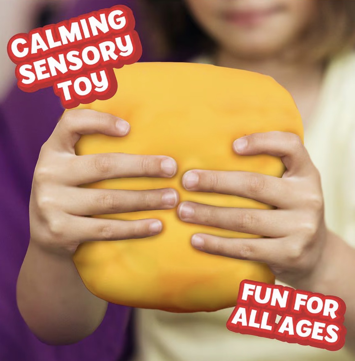 Squeeze Cheese Squishy Sensory Toy by Gooie Zooie
