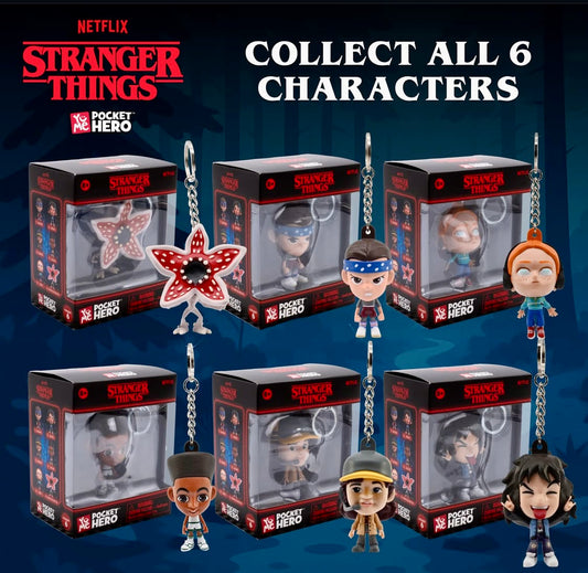 YuMe Pocket Hero Stranger Things Key Chain Bag Charm
