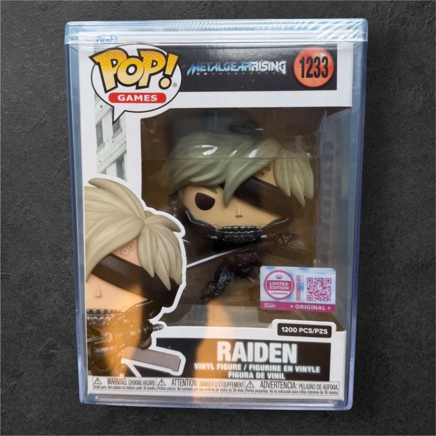 Funko Pop! Games: Metal Gear Rising Revengeance – Raiden #1233 (Limited Edition Legendary Exclusive 1200 pcs)