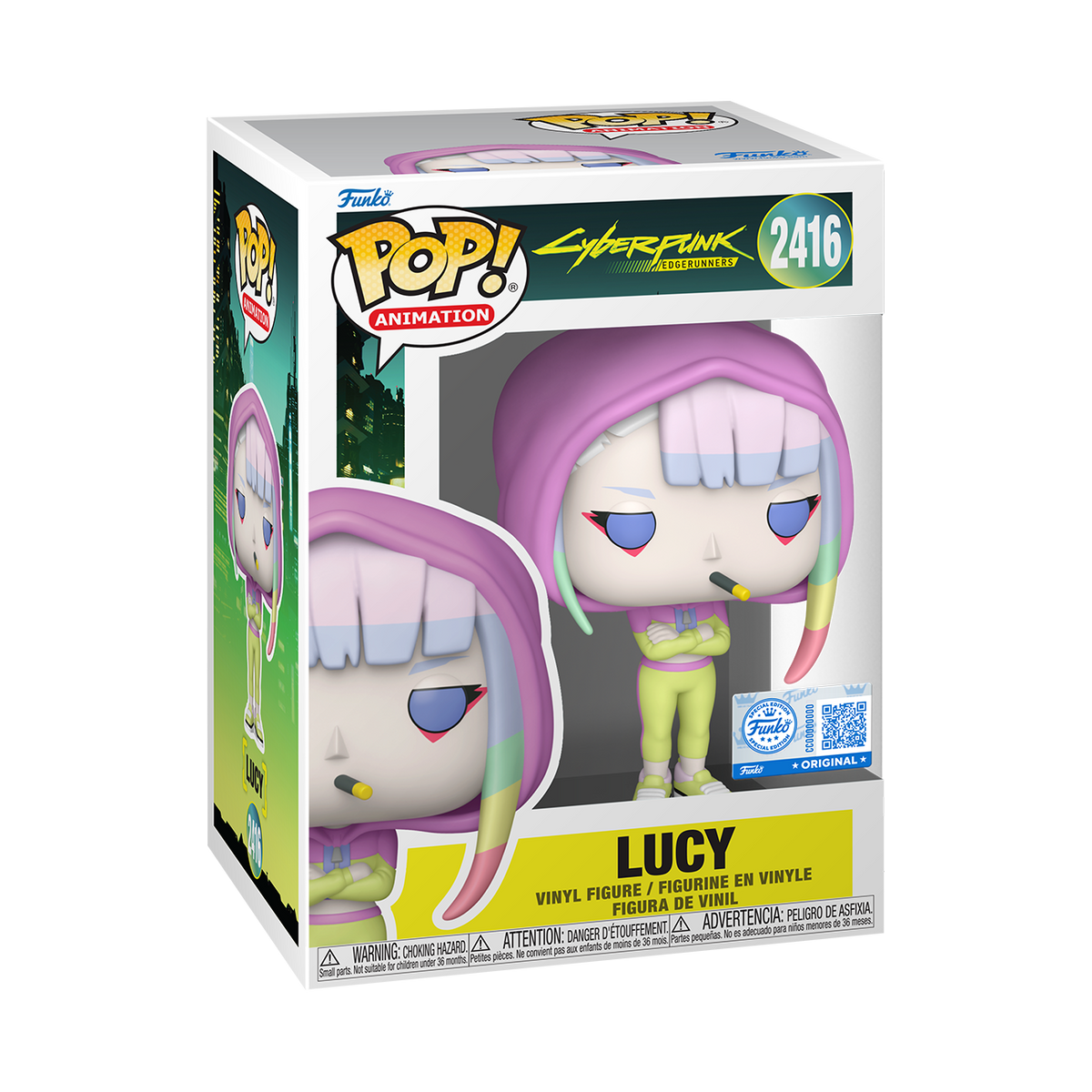 Funko Pop! Lucy #2416 Cyberpunk Edgerunners Funko Exclusive