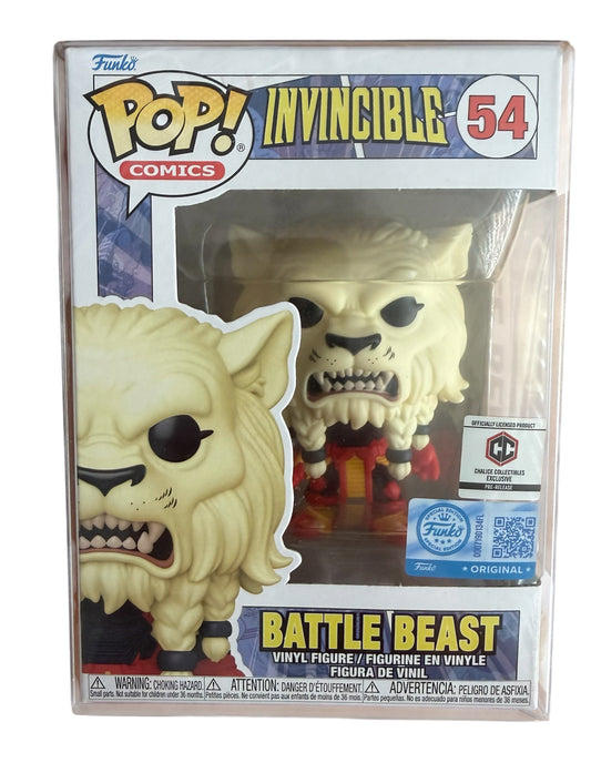 Funko Pop! Battle Beast #54 Invincible Chalice Collectibles Exclusive Pre-Release