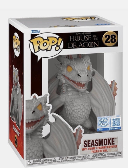 Funko Pop! House of the Dragon Seasmoke #28 Vinyl Figure Exclusive Vinyl Figure