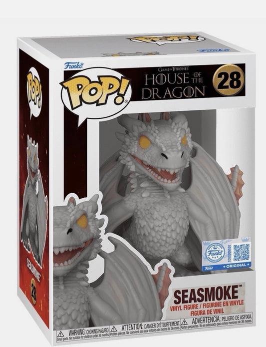 Funko Pop! House of the Dragon Seasmoke #28 Vinyl Figure Exclusive Vinyl Figure