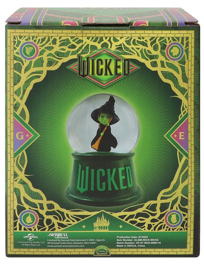Wicked For Good Movie 2025 Elphaba & Glinda Snow Globes Pair Collectible New