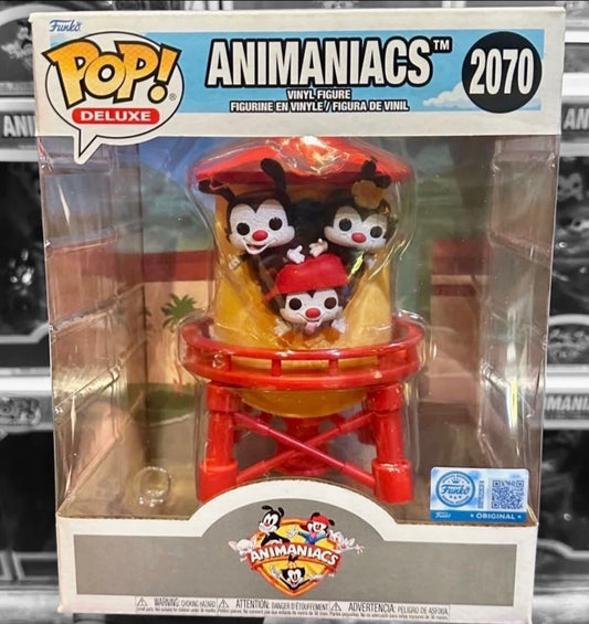 Funko Pop! Deluxe: Animaniacs Yakko Wakko & Dot in Water Tower #2070 (Funko Exclusive)