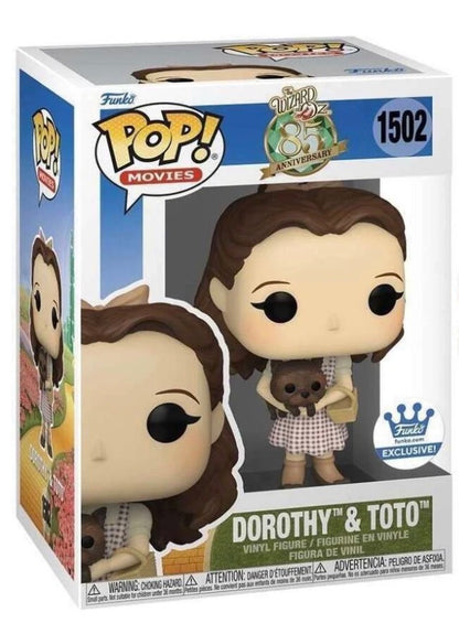 Funko Pop! The Wizard of Oz 85th Anniversary Dorothy & Toto #1502 Funko.com Exclusive Vaulted