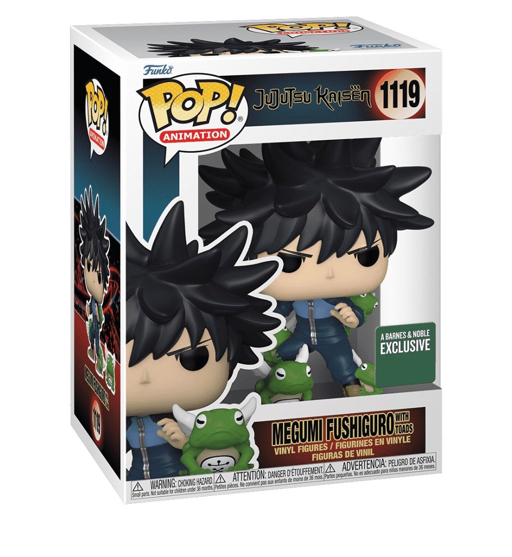 Funko Pop! Jujutsu Kaisen Megumi Fushiguro with Toads #1119 Barnes & Noble Exclusive Vaulted