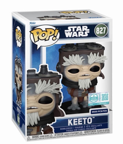 Funko Pop! Star Wars Mandalorian And Grogu - Keeto #827 LE9500 Exclusive