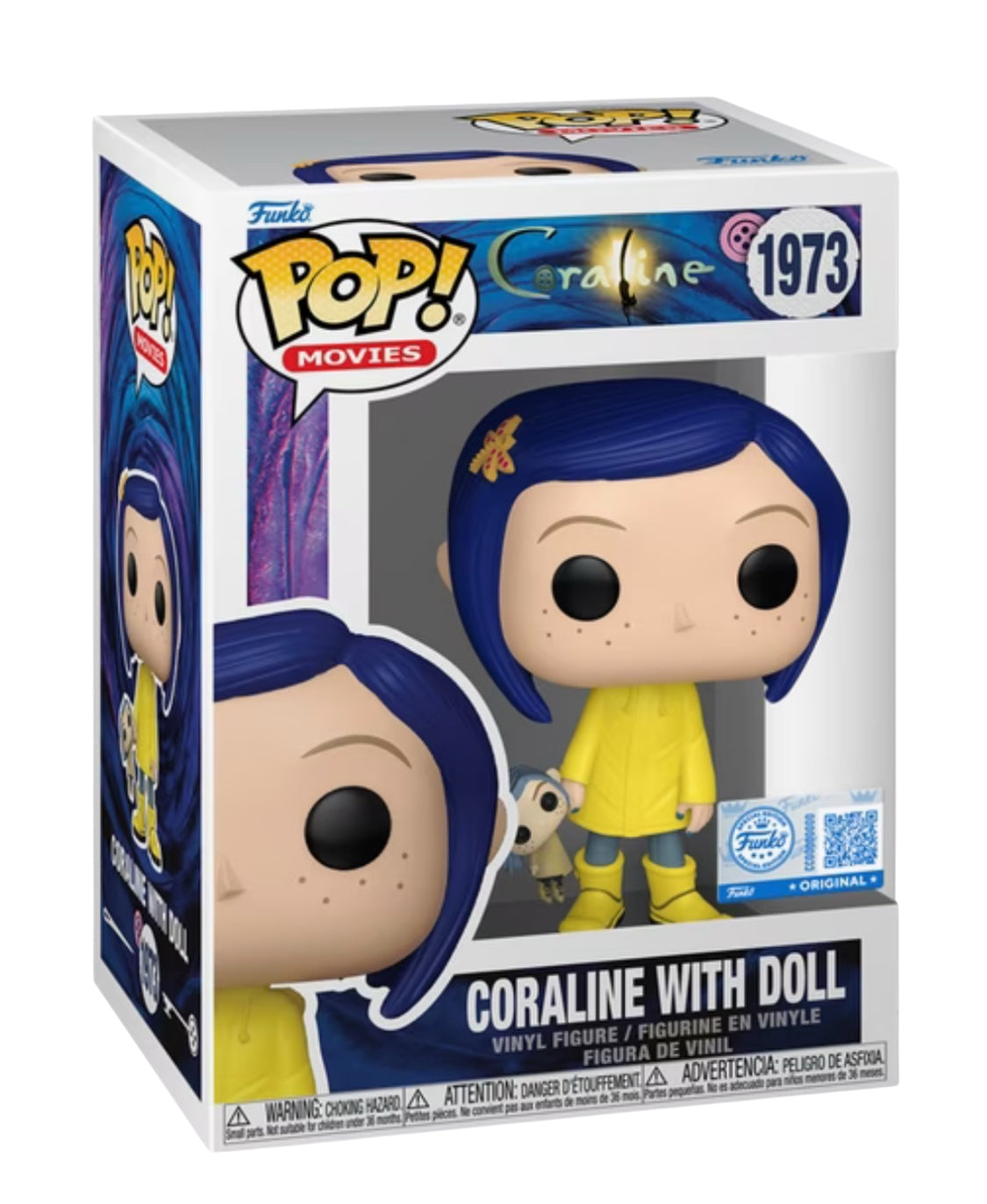 Funko Pop! Movies: Coraline Coraline with Doll #1973 (Funko Exclusive)