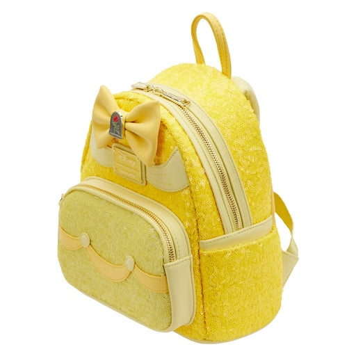 Beauty and the Beast Exclusive Belle Sequin Series Cosplay Mini Backpack Exclusive Loungefly