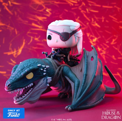 Funko Pop! Rides Aemond Targaryen with Vhagar #136 House of the Dragon Vinyl Figure