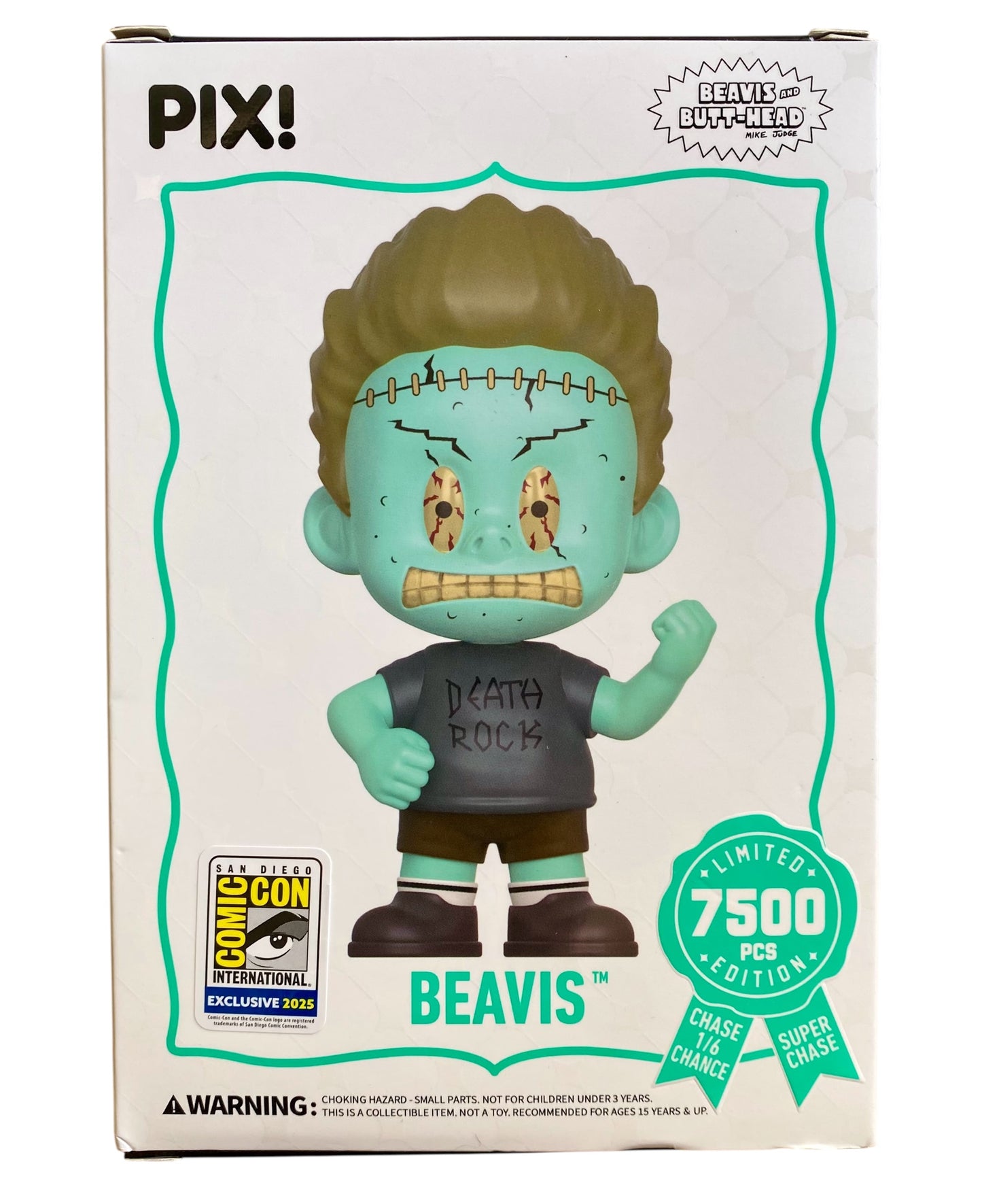 SDCC 2025  Thrilljoy PIX! Zombie Beavis LE 7500 exclusive SDCC Con Sticker