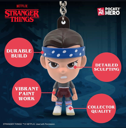YuMe Pocket Hero Stranger Things Key Chain Bag Charm