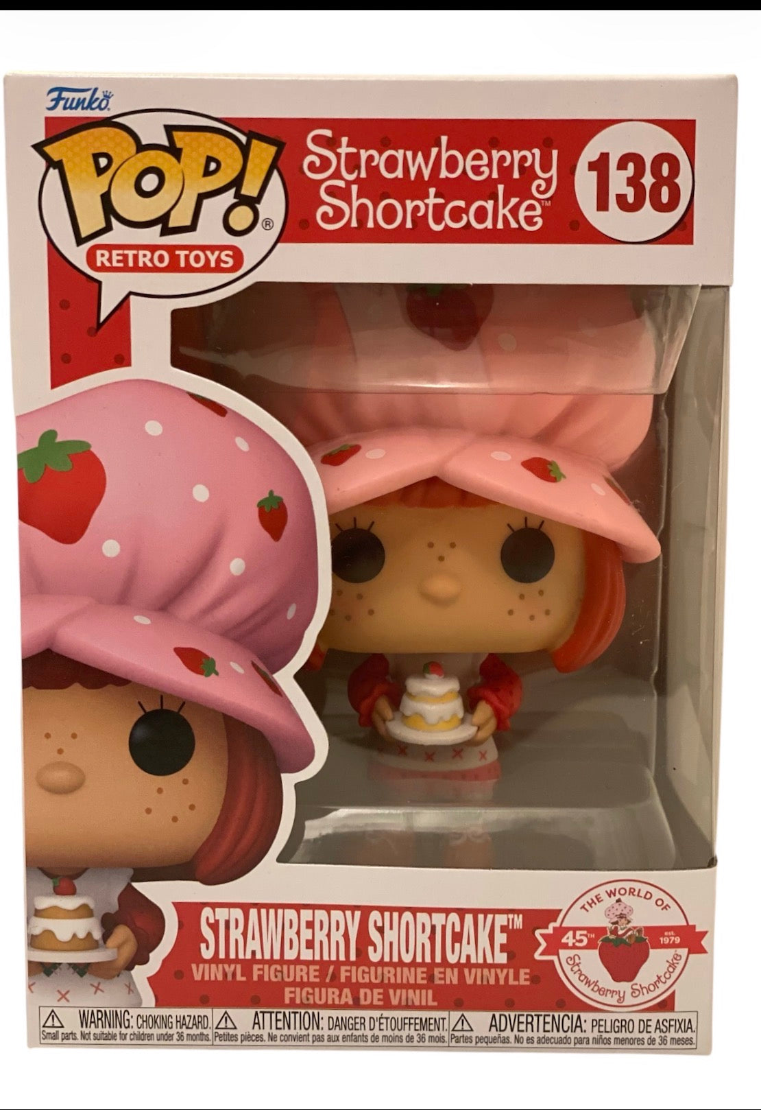 Funko Pop! Retro Toys: Strawberry Shortcake #138 45th Anniversary Vinyl Figure