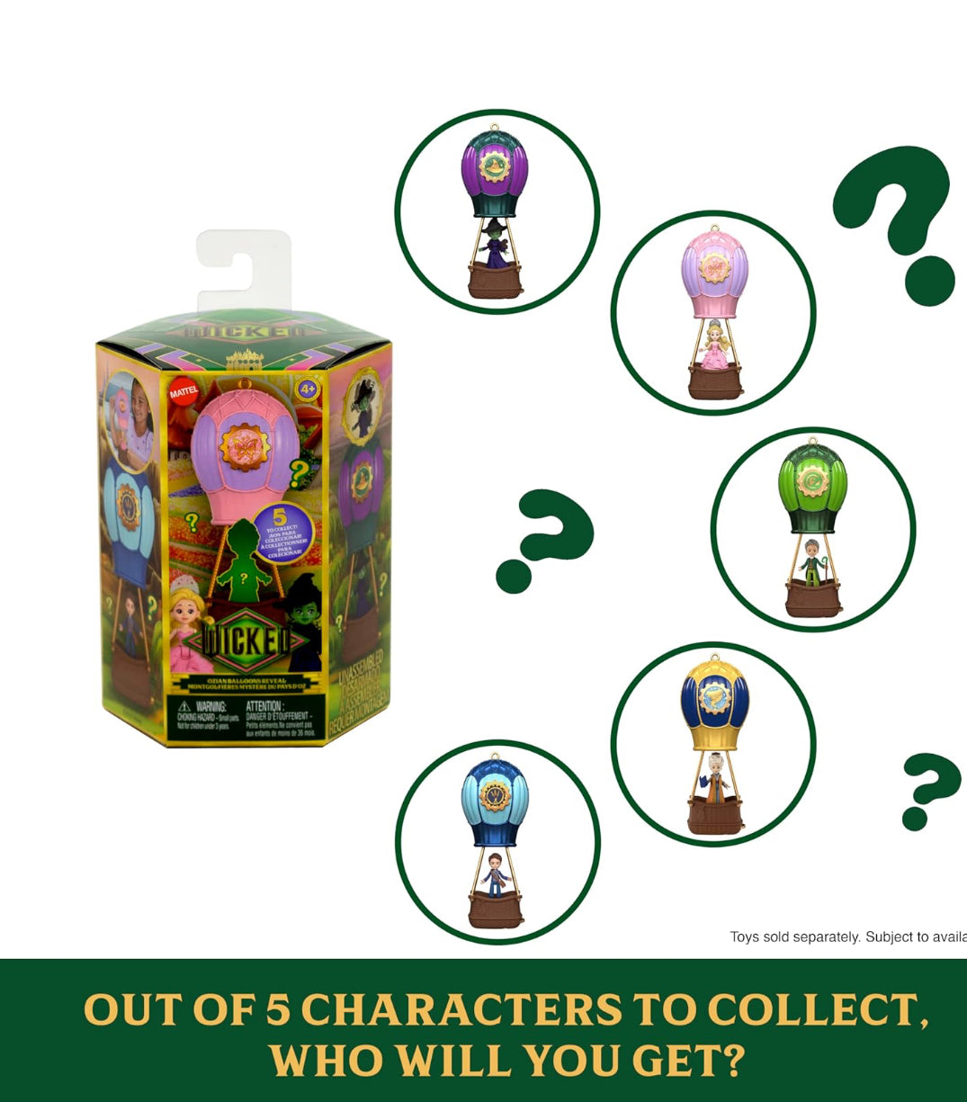 Wicked Ozian Balloons Blind Box Mini Figures 1 Blind Box