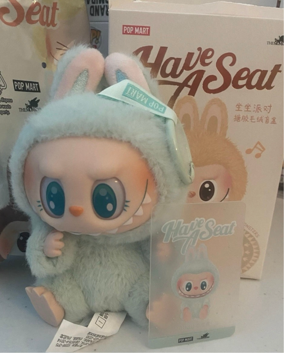 100% Authentic Pop Mart Labubu The Monsters Have a Seat Ququ