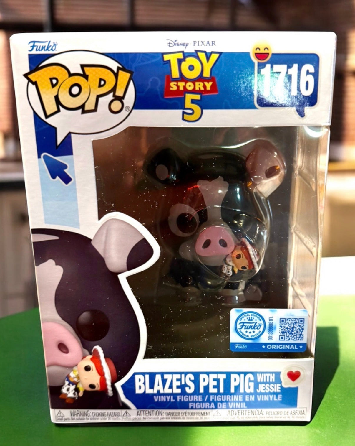Funko Pop! Toy Story 5 Blaze's Pet Pig with Jessie #1716 Exclusive