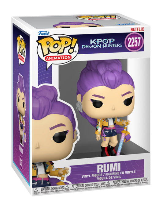 Funko Pop! Kpop Demon Hunters Rumi Huntrix Vinyl Figure