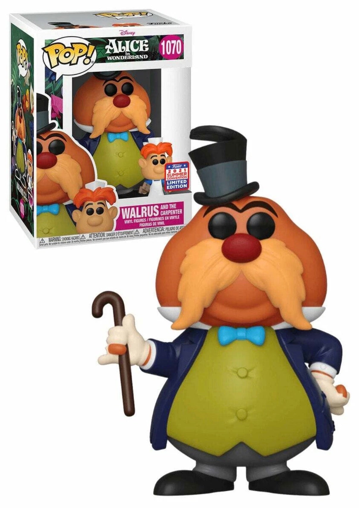 Walrus And The Carpenter Funko Pop #1070 Alice in Wonderland Limited Edition