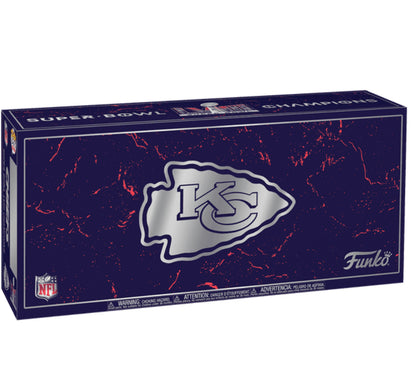POP! KANSAS CITY CHIEFS SUPER BOWL 2024 4-PACK
