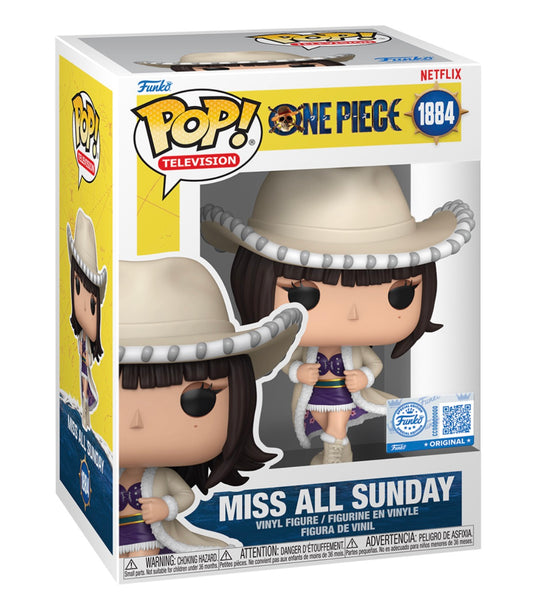 Miss All Sunday #1884 Live Action) Funko Exclusive One Piece