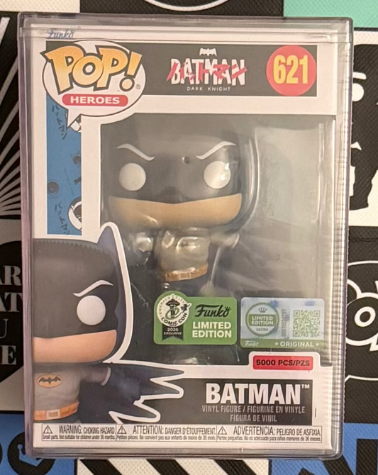 Batman Bat Manga Funko #621 Exclusive Emerald Con Sticker LE 5000 pcs