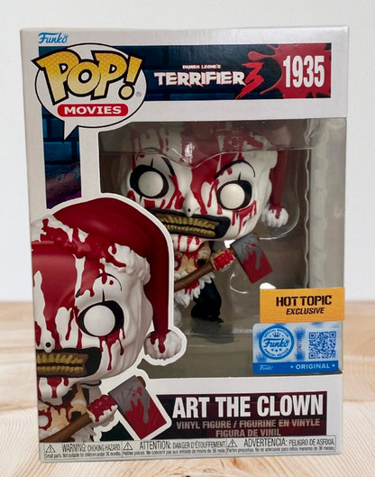 Funko Terrifier 3 Pop! Movies Art The Clown Exclusive Vinyl Figure