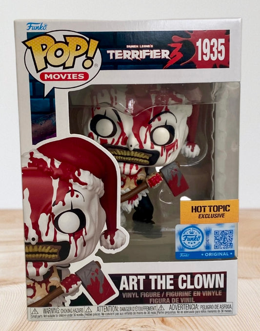 Funko Terrifier 3 Pop! Movies Art The Clown Exclusive Vinyl Figure