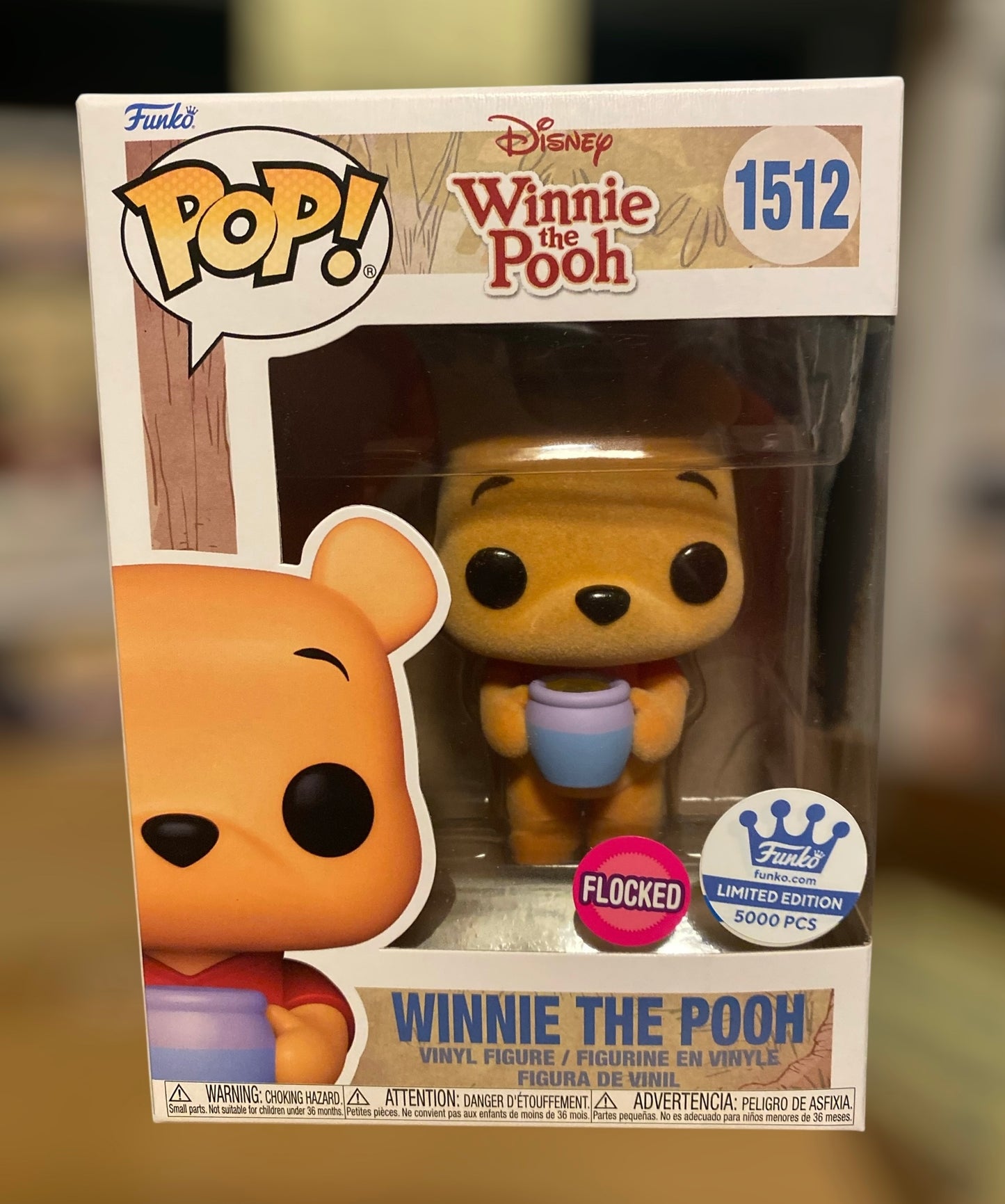 Disney Winnie the Pooh Flocked Funko Shop Exclusive