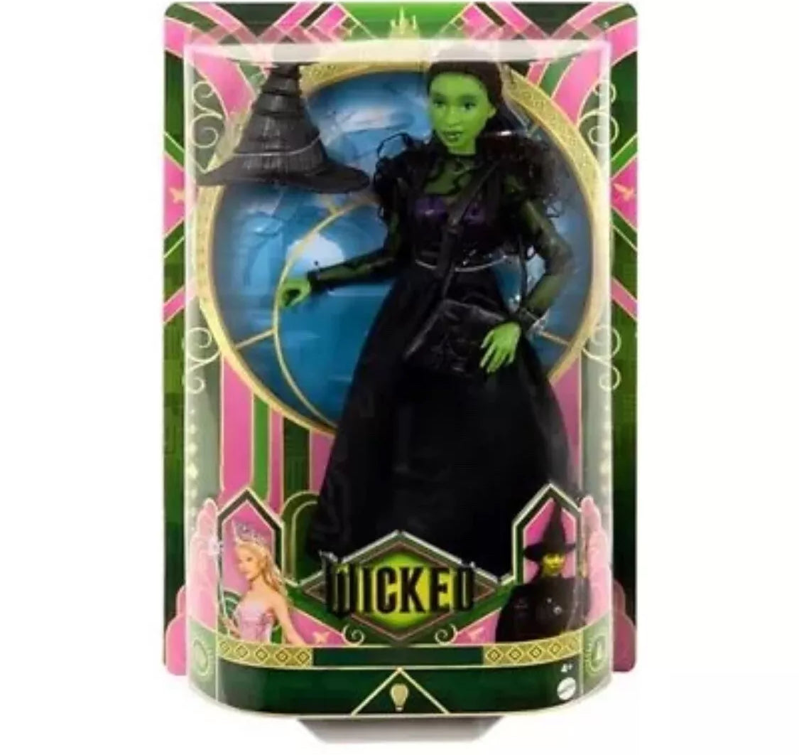 Wicked Doll Set Elphaba Wicked Witch & Glinda Brand New Mattel