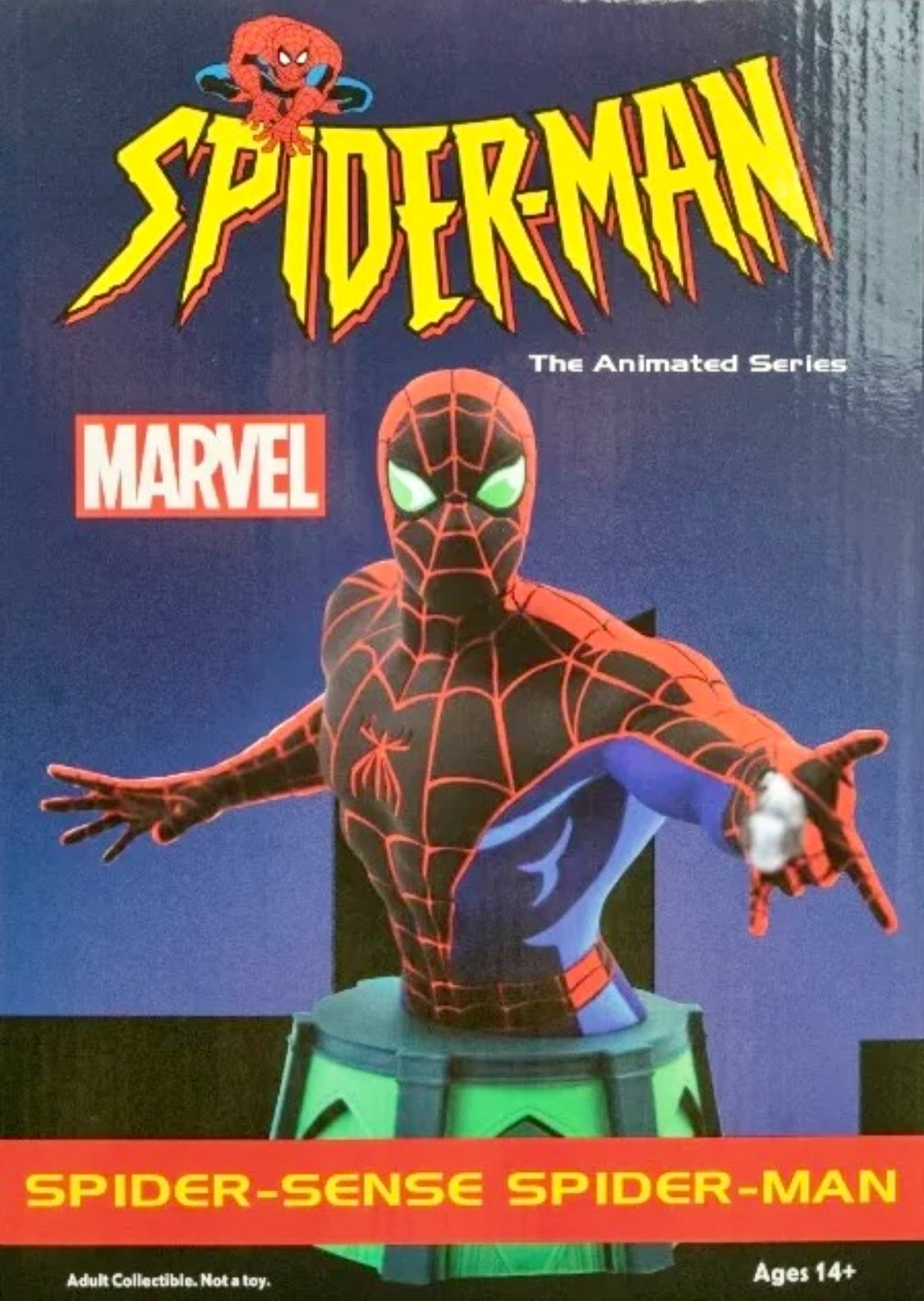 Marvel Animated Spidey-Sense Spider-Man Bust - San Diego Comic-Con 2022 Previews Exclusive