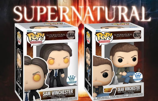 Funko Pop! Supernatural Sam Winchester #1644 and Dean Winchester #1637 Funko Pop
