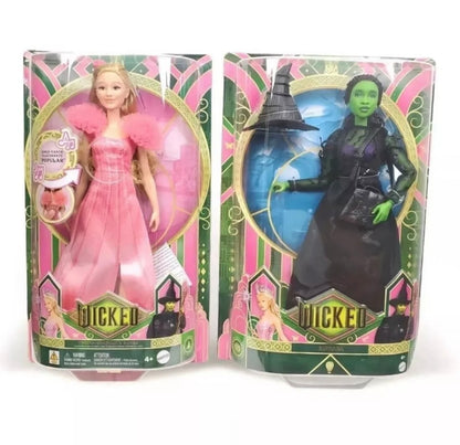 Wicked Doll Set Elphaba Wicked Witch & Glinda Brand New Mattel