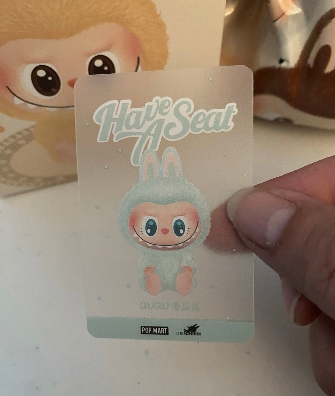 100% Authentic Pop Mart Labubu The Monsters Have a Seat Ququ