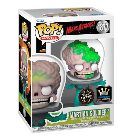 Mars Attacks Martian Soldier
Funko Pop! Vinyl Figure
#1877 Specialty Series Chase Bundle Set of 2