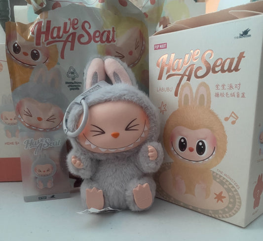 100% Authentic Pop Mart Labubu The Monsters Have a Seat Hehe