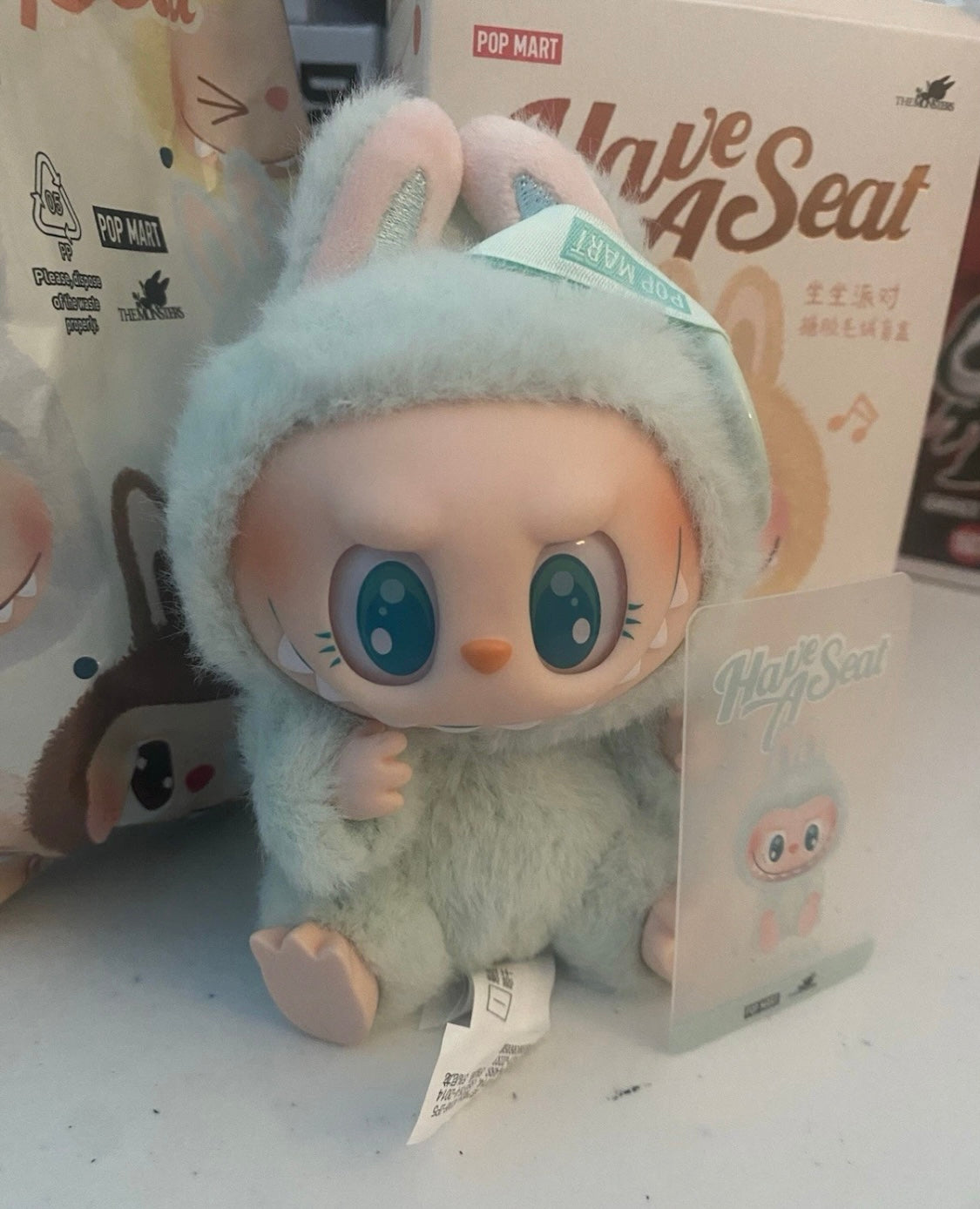 100% Authentic Pop Mart Labubu The Monsters Have a Seat Ququ