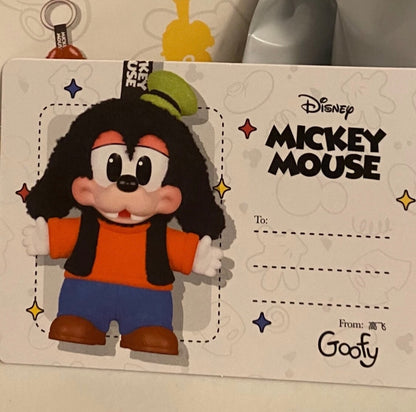 Pop Mart Mickey and Family Cute Together Keychain Goofy
