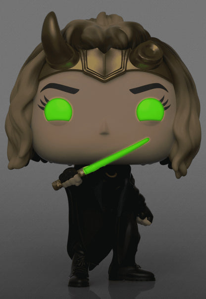 Marvel Loki Sylvie Glow in the Dark Exclusive Funko Pop