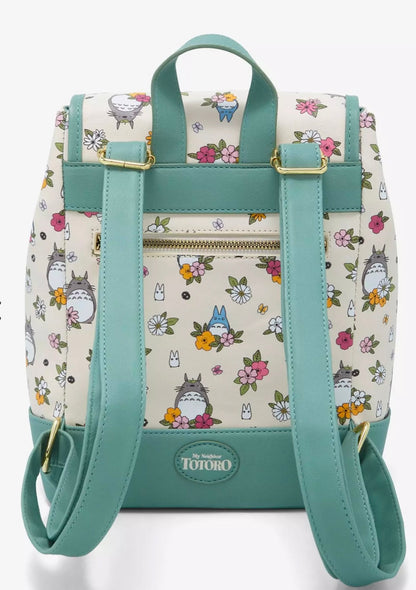 Studio Ghibli My Neighbor Totoro Floral Slouch Mini Backpack