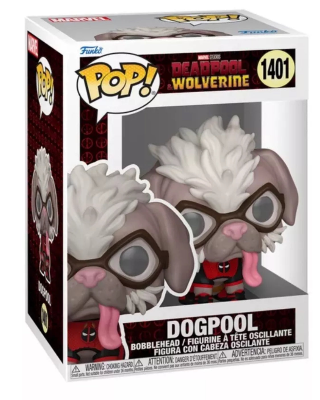 Funko Pop! Dogpool #1401 Deadpool and Wolverine Vinyl Figure