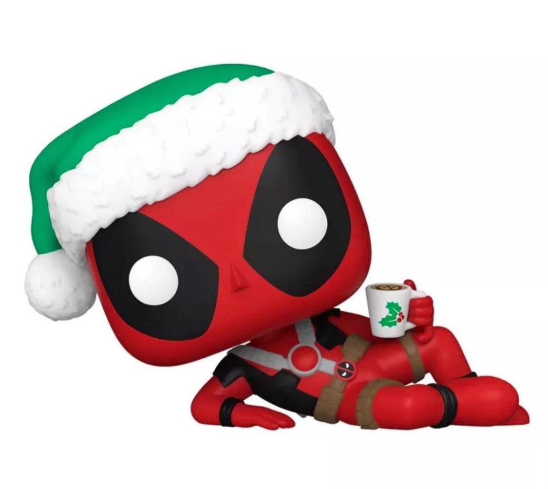 Funko POP! Marvel Holiday Deadpool with Hot Cocoa Chocolate #1442