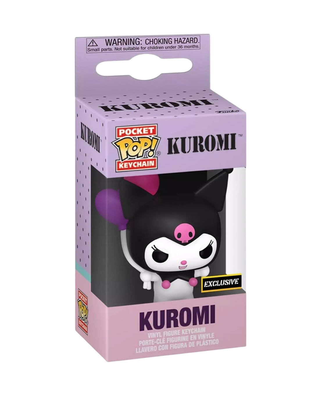 Funko Pop Pocket Keychain Kuromi with Balloons Exclusive Keychain