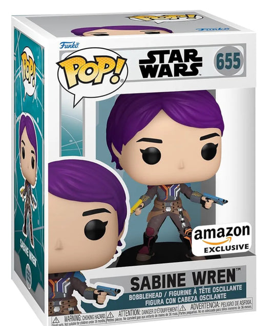 Star Wars: Ahsoka TV - Sabine Wren - Glow in The Dark Exclusive Vinyl Figure