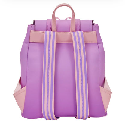 Tangled Rapunzel Exclusive Floral Flap Mini Backpack with Coin Bag
