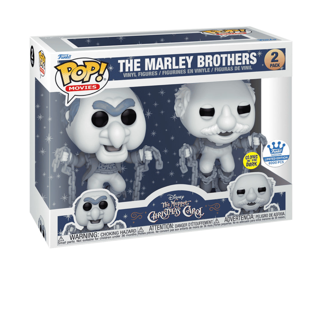Funko Pop! The Marley Brothers 2-Pack Glow in the Dark Funko Shop Exclusive