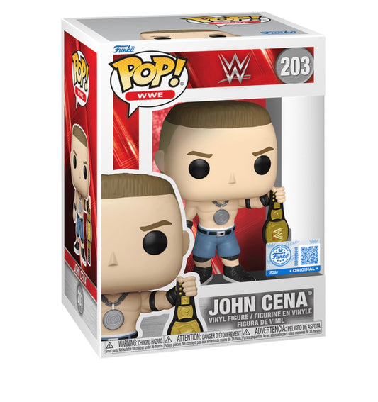 Pre-Order John Cena with Spinner Championship Belt Funko WWE