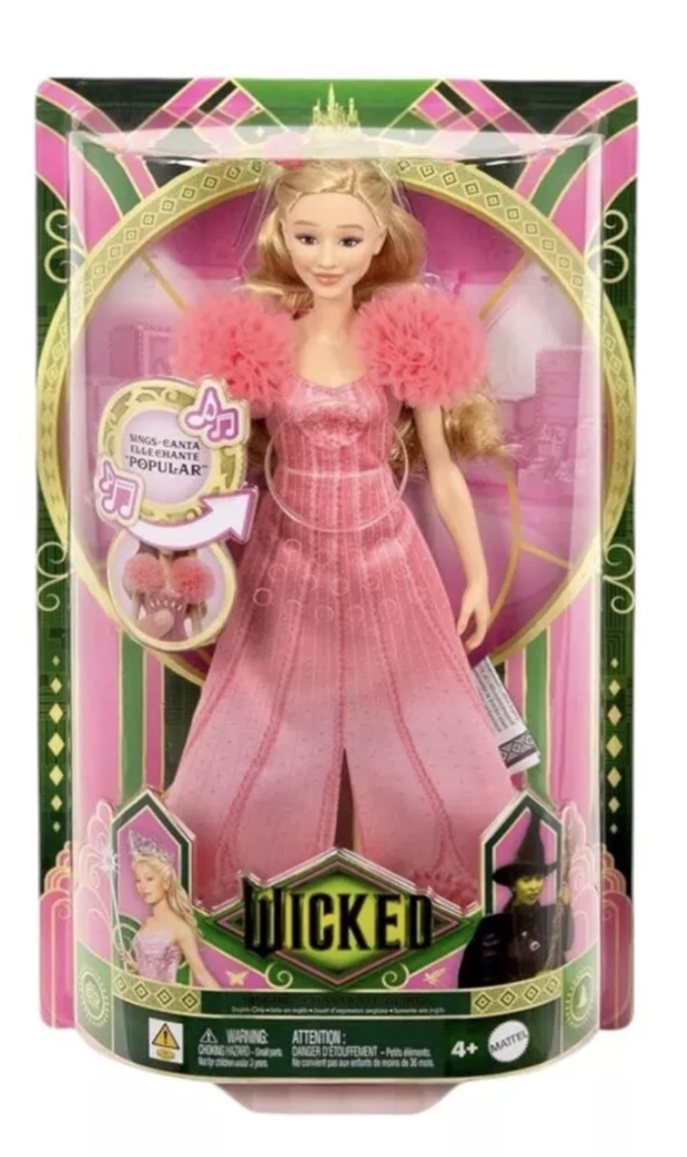 Wicked Doll Set Elphaba Wicked Witch & Glinda Brand New Mattel